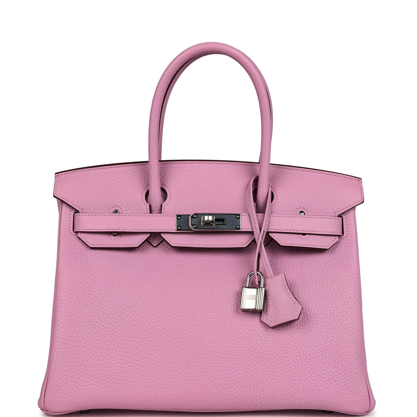 Hermes Birkin 30 Mauve Sylvestre Clemence Palladium Hardware
