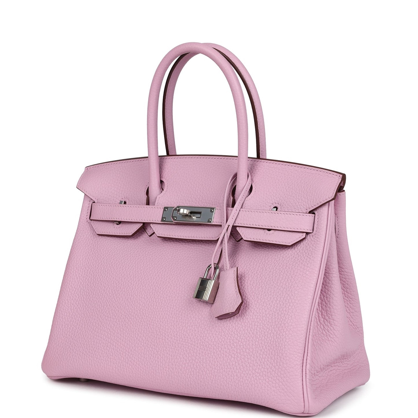 Hermes Birkin 30 Mauve Sylvestre Clemence Palladium Hardware