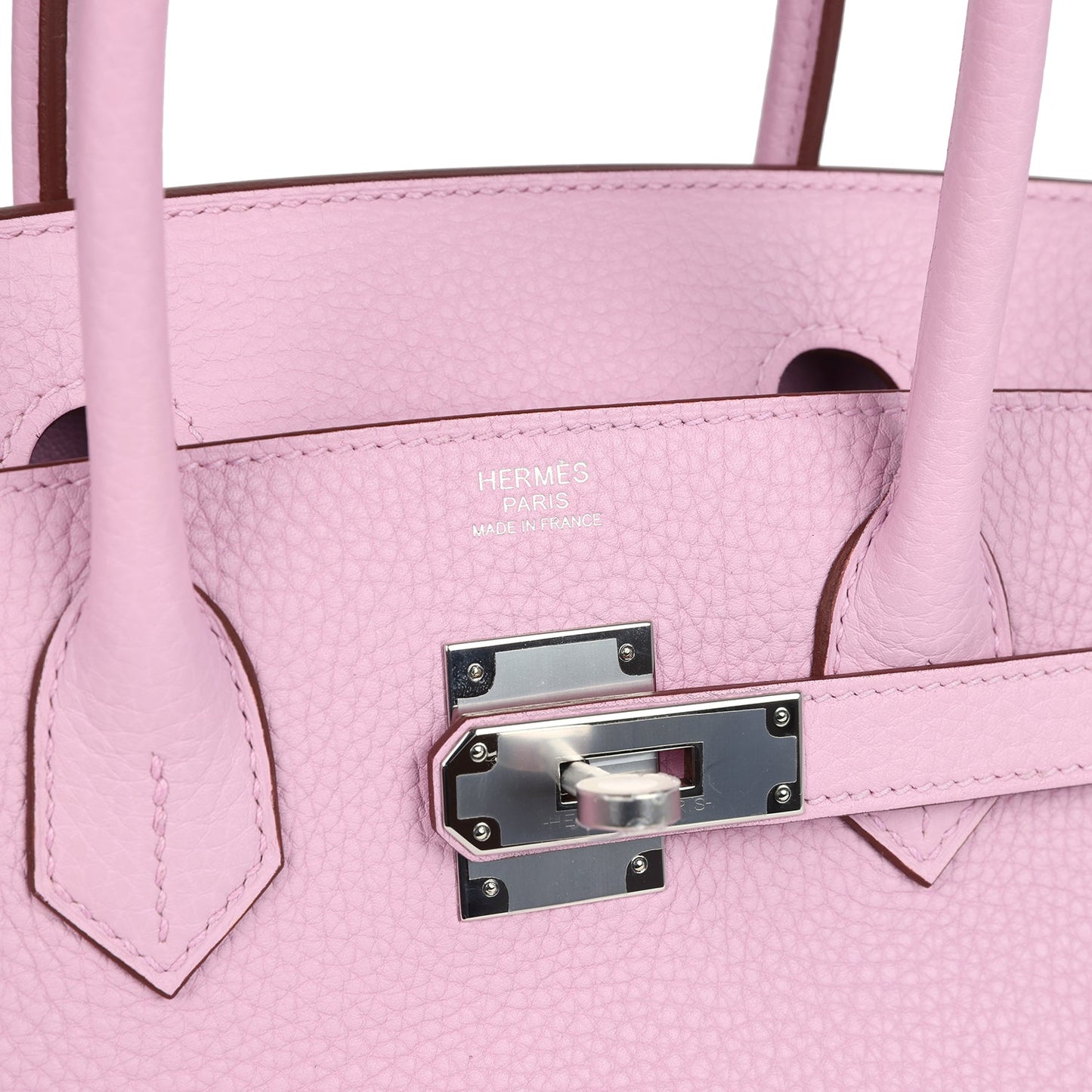 Hermes Birkin 30 Mauve Sylvestre Clemence Palladium Hardware