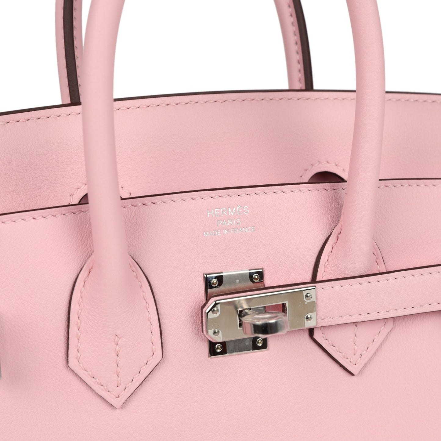 Hermes Birkin 25 Rose Sakura Swift Palladium Hardware