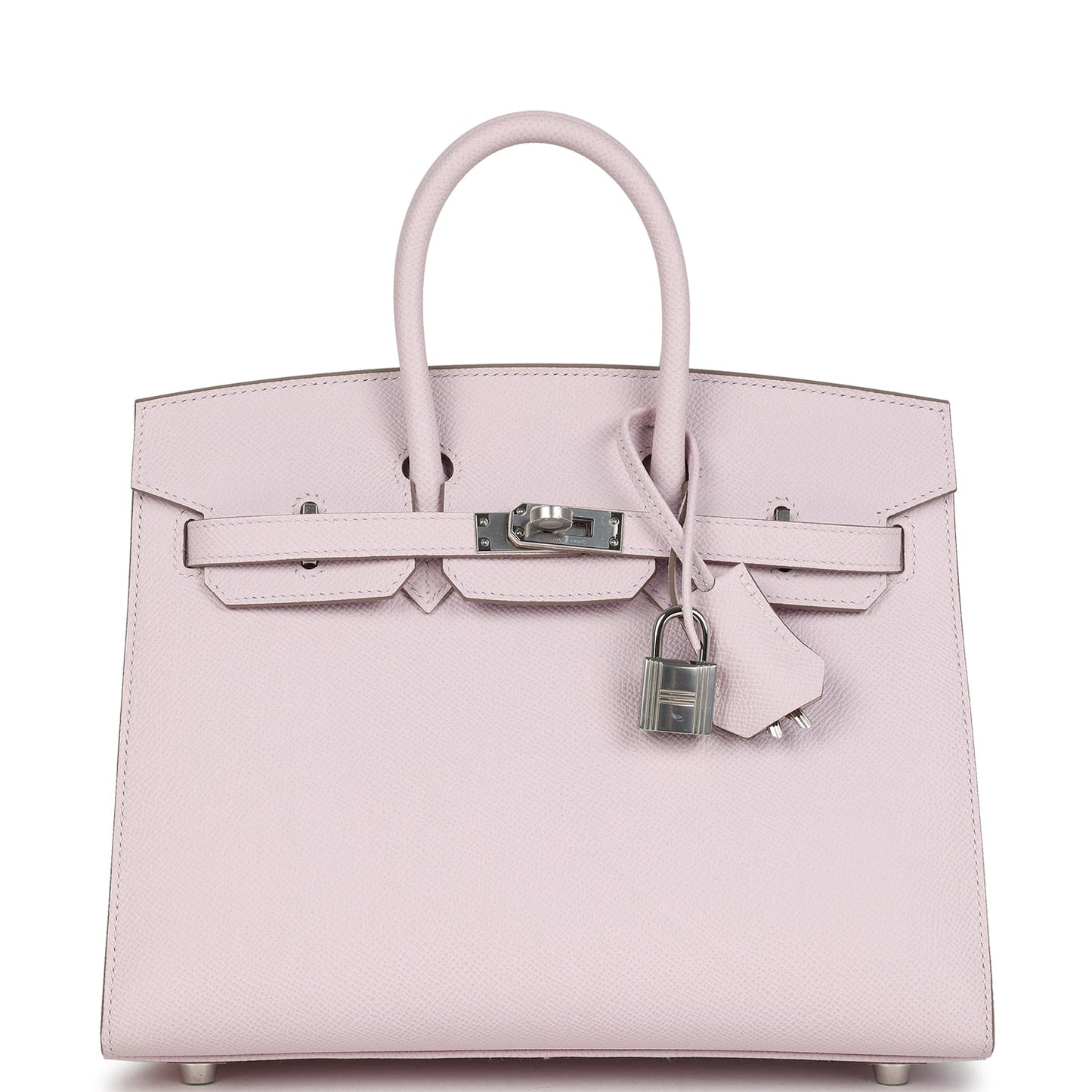 Hermes Birkin Sellier 25 Mauve Pale Epsom Palladium Hardware