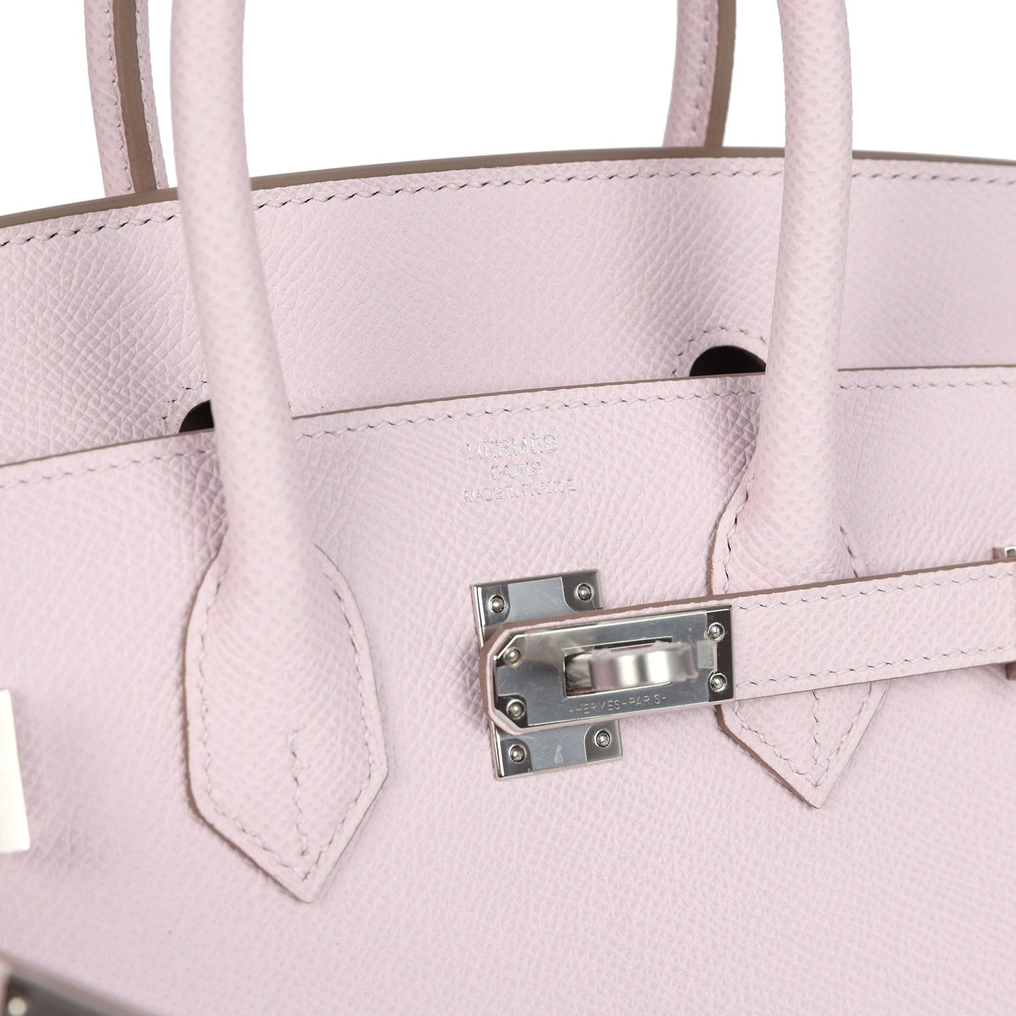 Hermes Birkin Sellier 25 Mauve Pale Epsom Palladium Hardware
