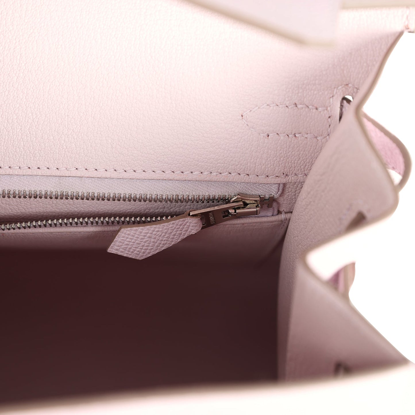 Hermes Birkin Sellier 25 Mauve Pale Epsom Palladium Hardware