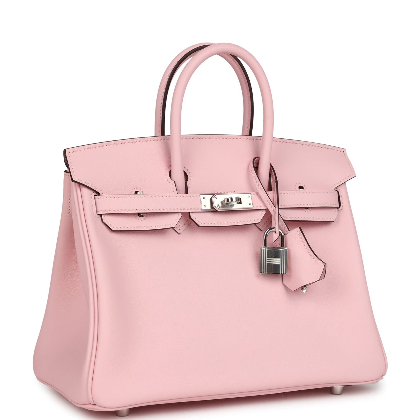 Hermes Birkin 25 Rose Sakura Swift Palladium Hardware