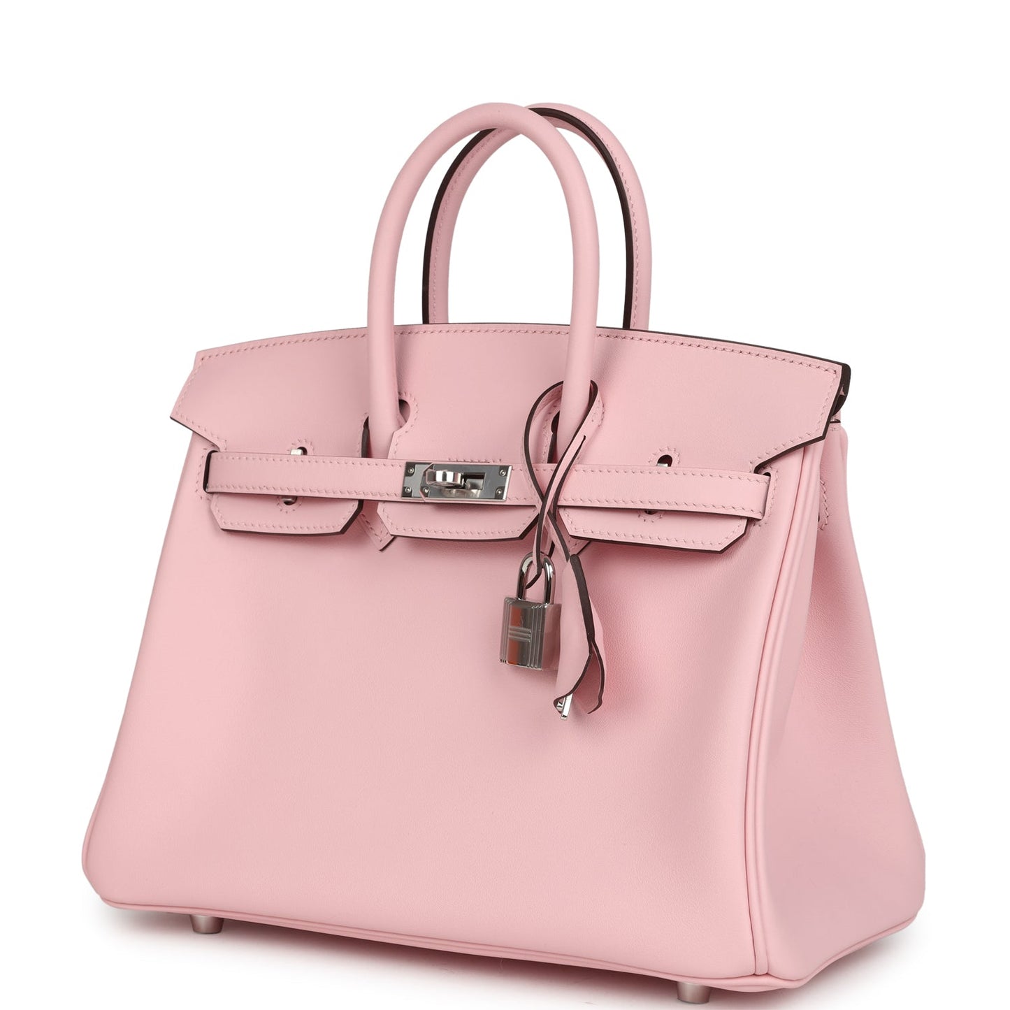 Hermes Birkin 25 Rose Sakura Swift Palladium Hardware