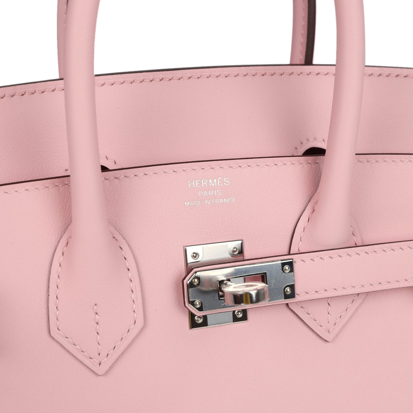 Hermes Birkin 25 Rose Sakura Swift Palladium Hardware