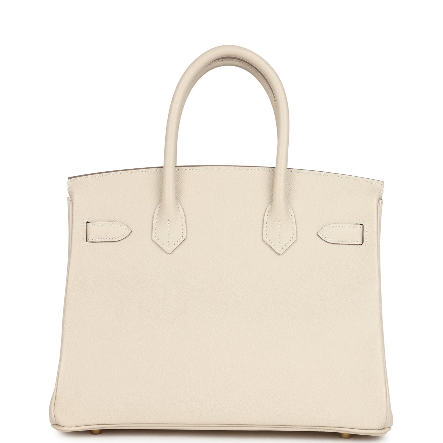 Pre-owned Hermes Birkin 30 Craie Epsom Gold Hardware