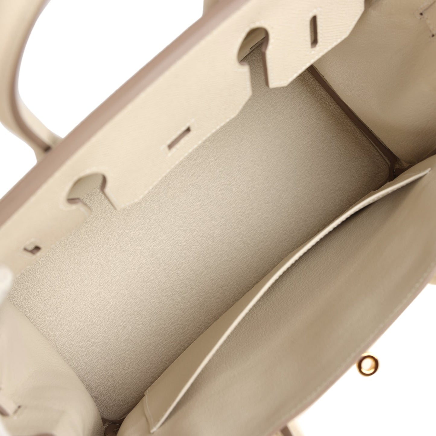 Pre-owned Hermes Birkin 30 Craie Epsom Gold Hardware