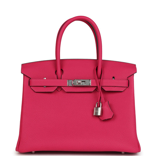 Hermes Birkin 30 Rose Mexico Togo Palladium Hardware