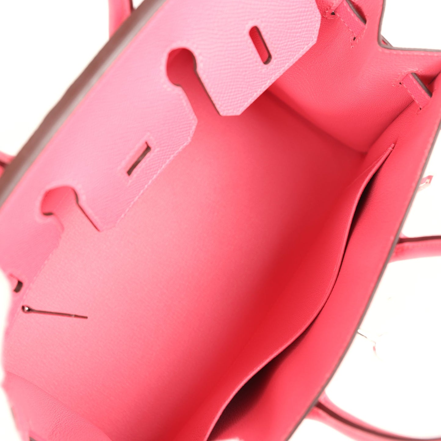 Hermes Birkin Sellier 25 Rose Azalee Epsom Palladium Hardware