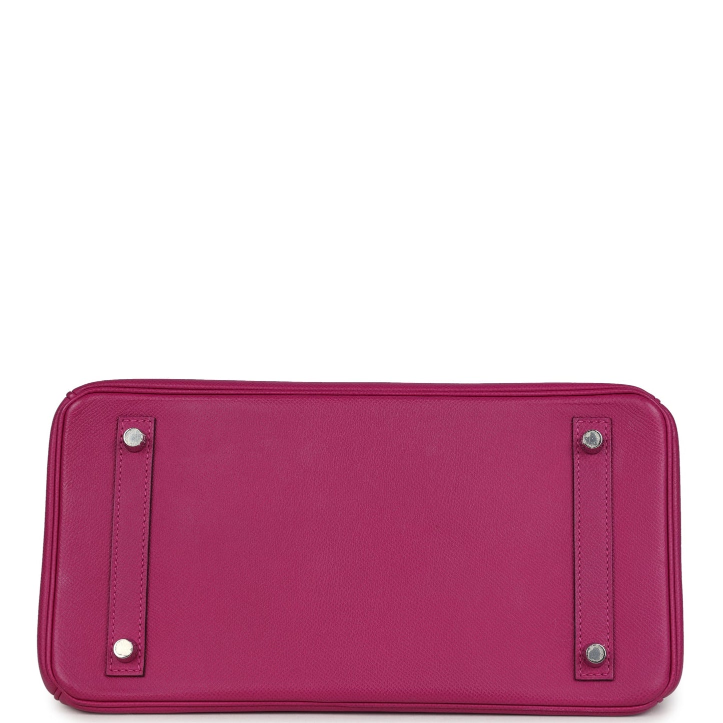 Pre-owned Hermes Birkin 30 Rose Pourpre Epsom Palladium Hardware