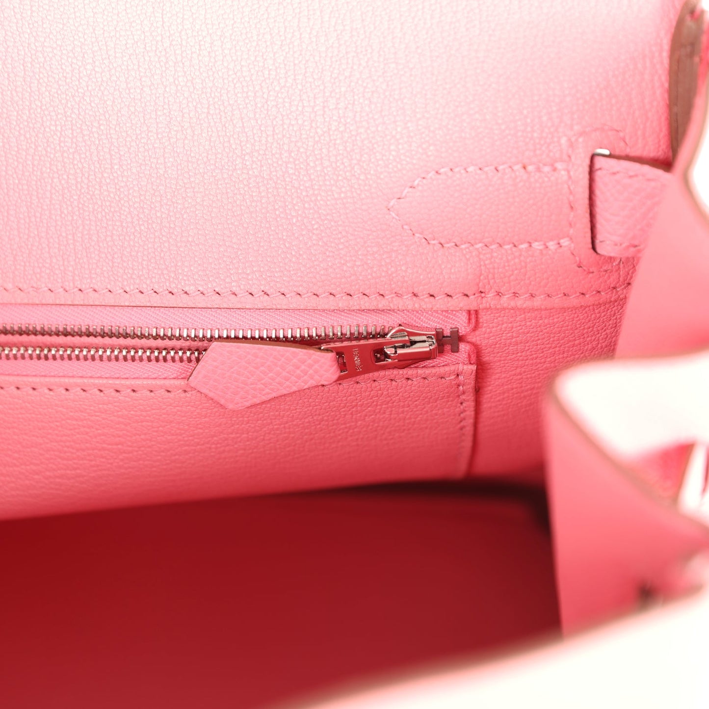 Pre-owned Hermes Birkin 30 Rose Confetti Epsom Palladium Hardware