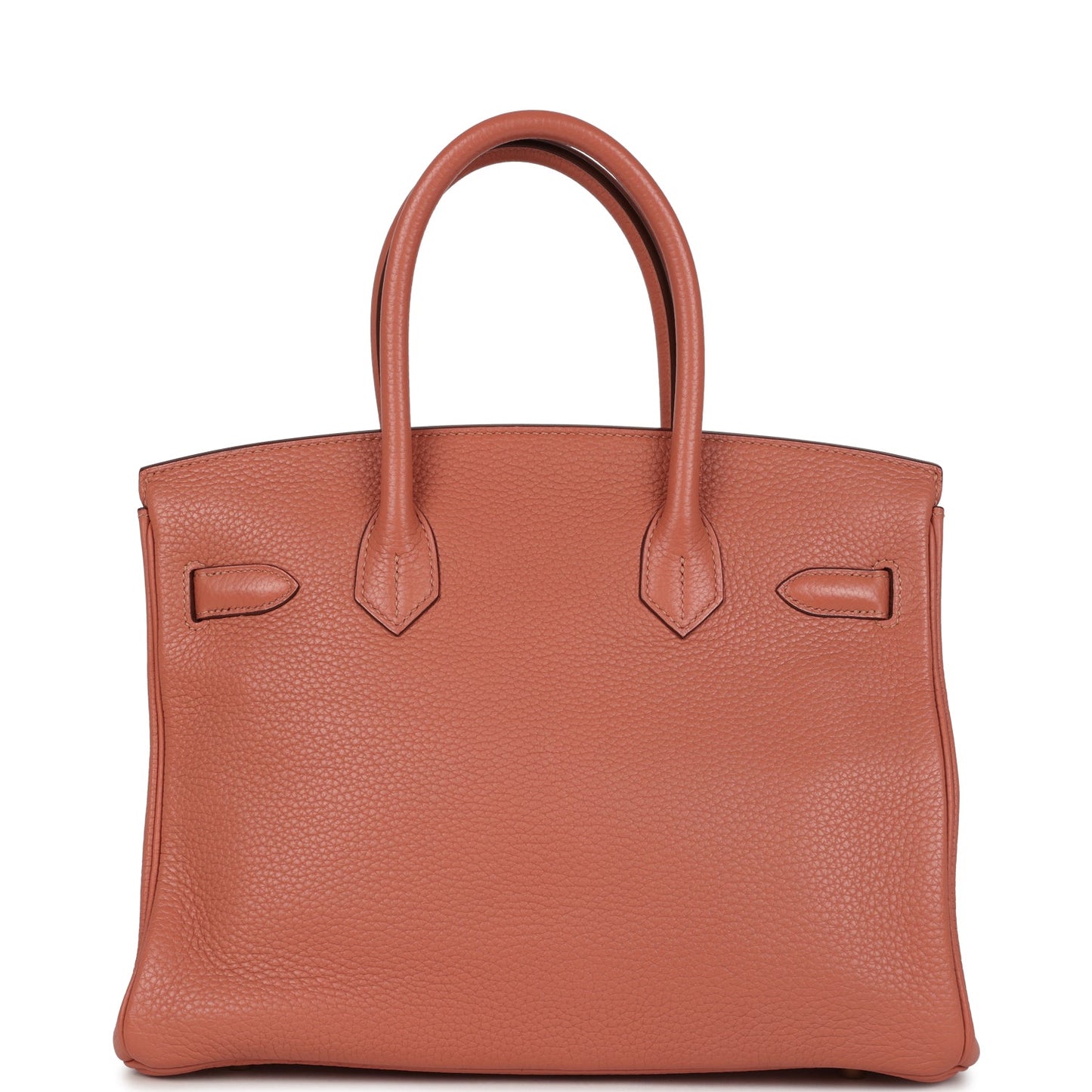 Pre-owned Hermes Birkin 30 Rose Tea Clemence Gold Hardware