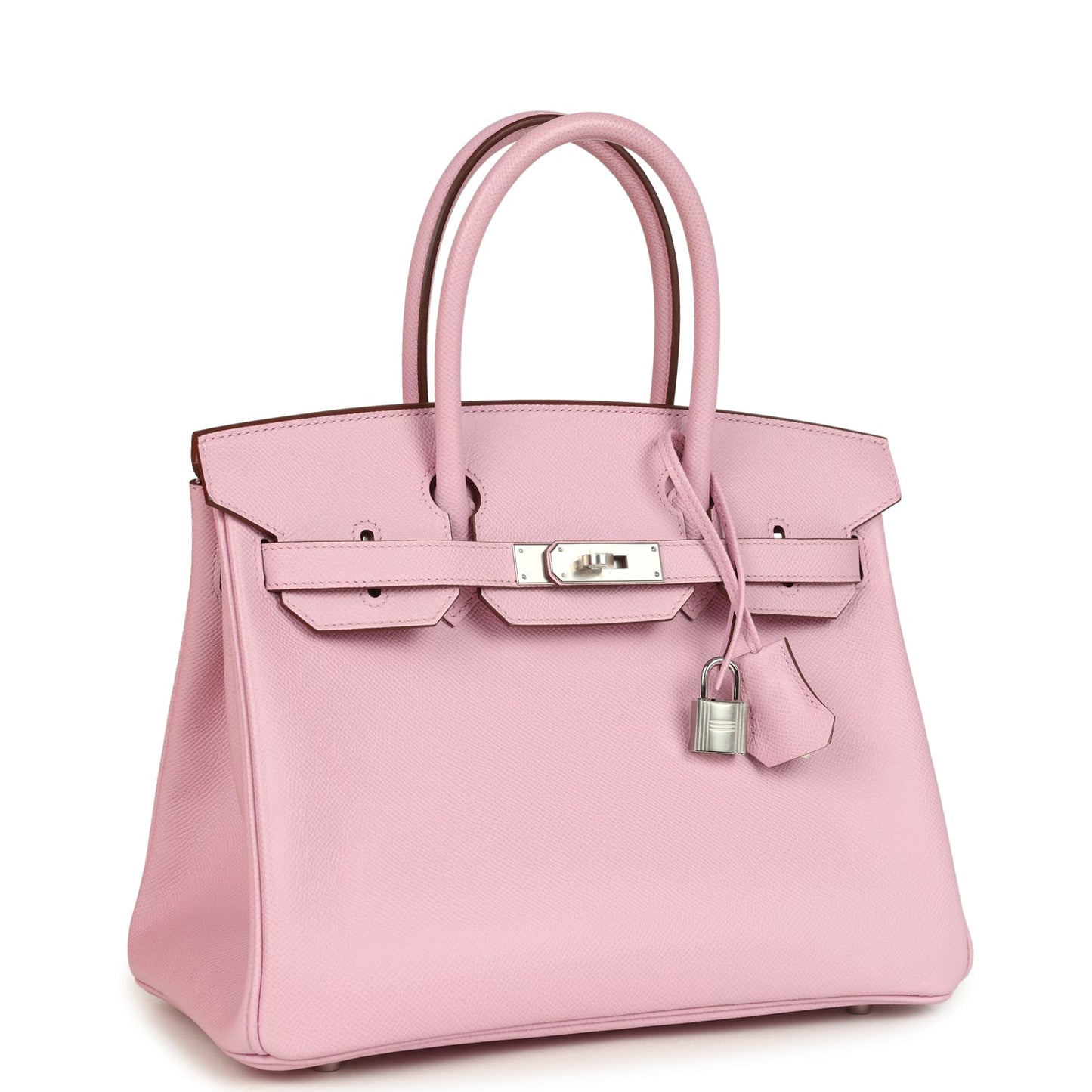 Hermes Birkin 30 Mauve Sylvestre Epsom Palladium Hardware
