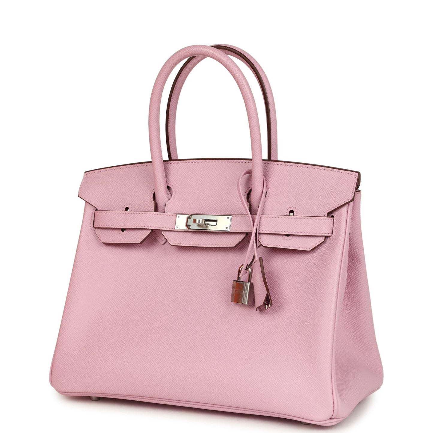 Hermes Birkin 30 Mauve Sylvestre Epsom Palladium Hardware