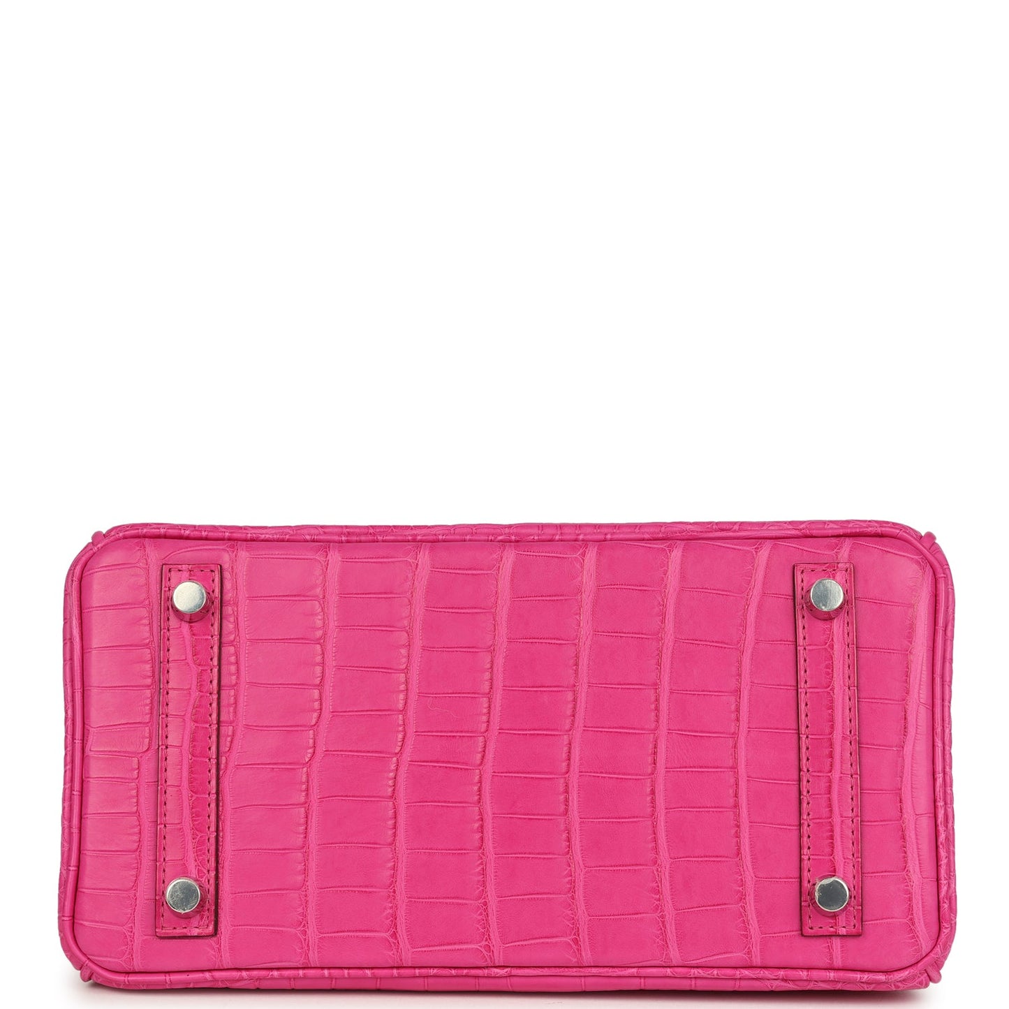 Hermes Birkin 25 Rose Shocking Matte Alligator Palladium Hardware