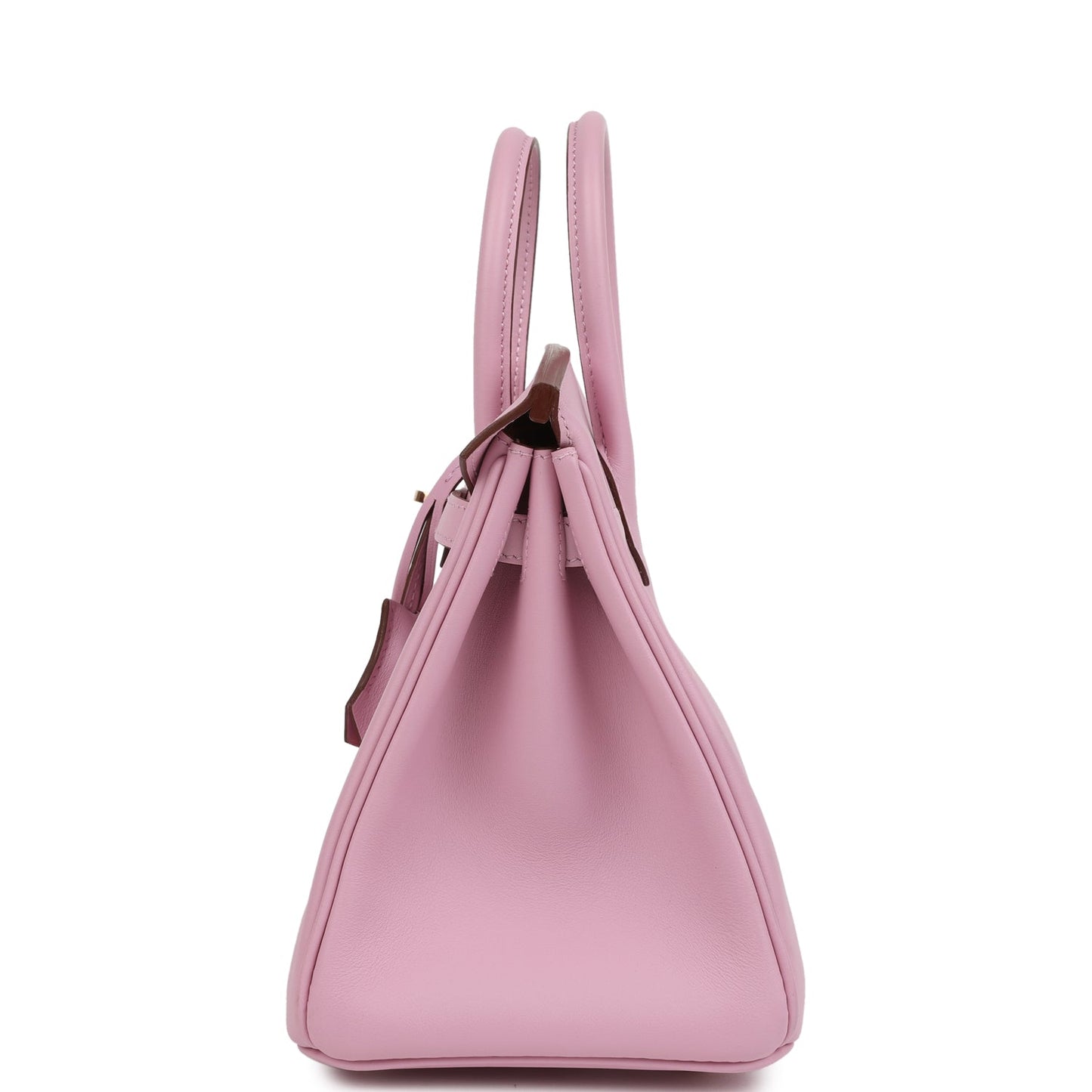 Hermes Birkin 25 Mauve Sylvestre Swift Rose Gold Hardware