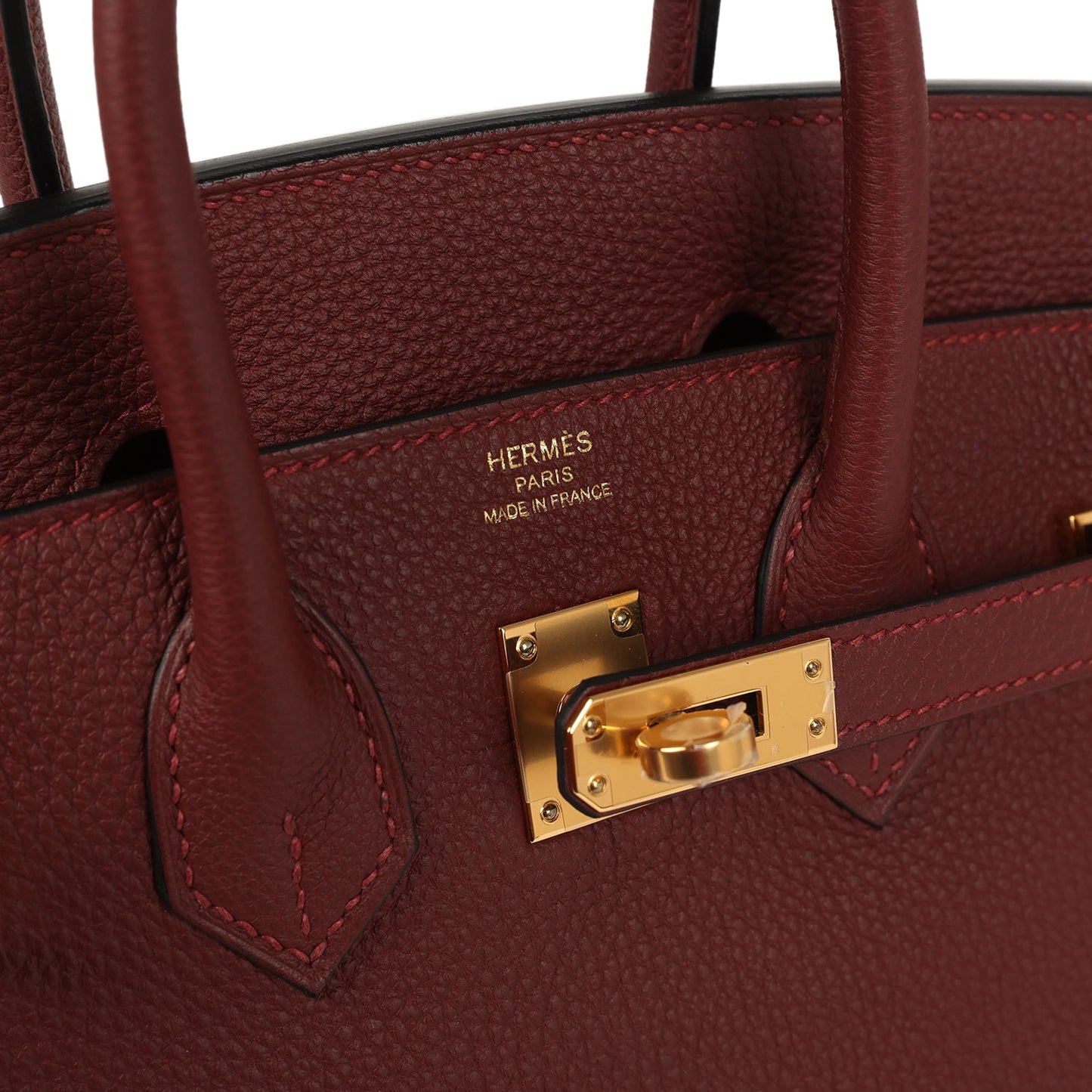 Hermes Birkin 25 Rouge H Togo Gold Hardware