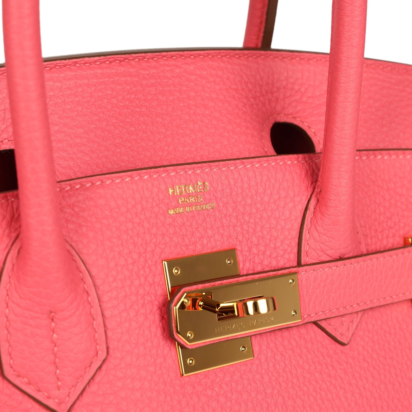 Pre-owned Hermes Birkin 30 Rose Lipstick Togo Gold Hardware