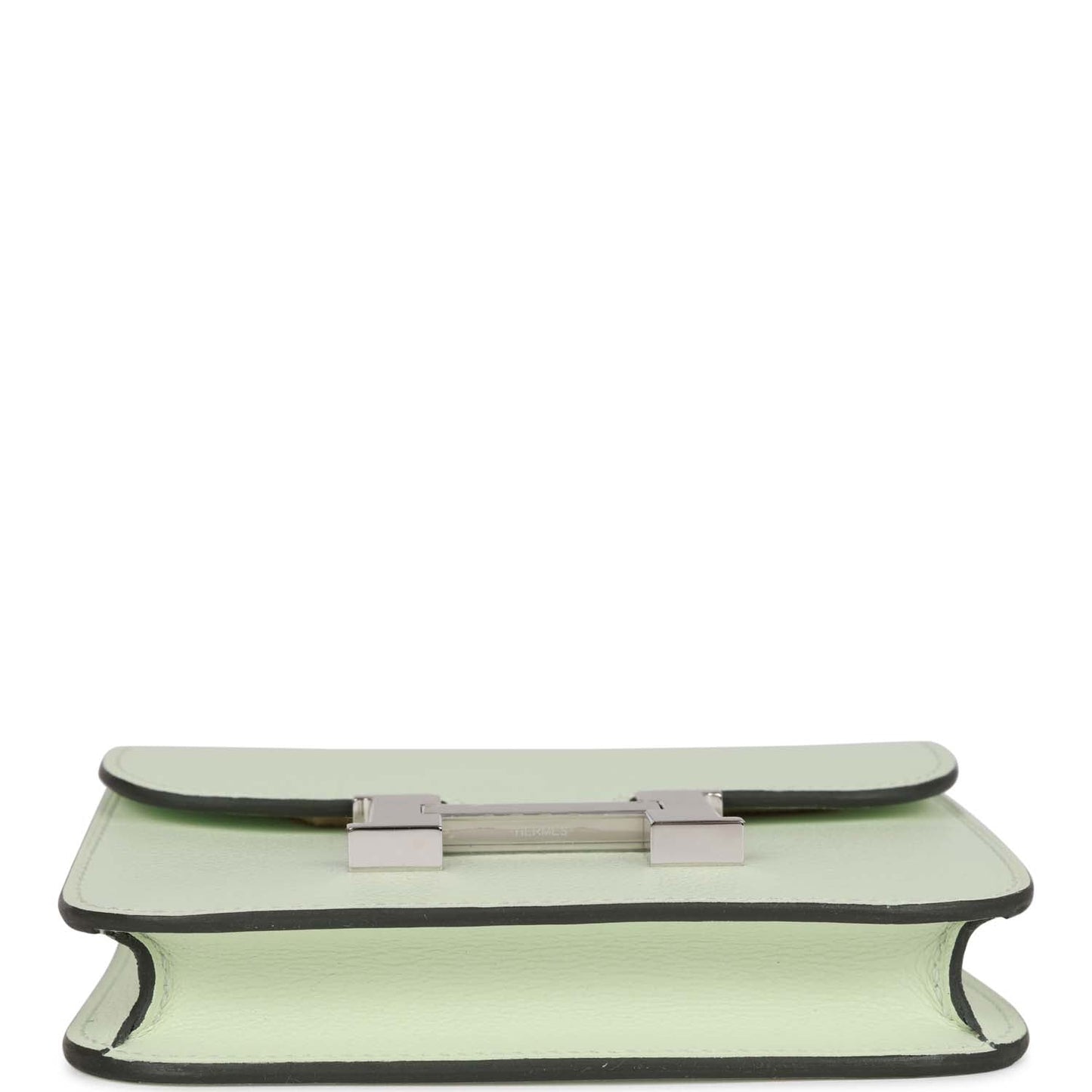 Hermes Constance Slim Wallet Vert Fizz Evercolor Palladium Hardware