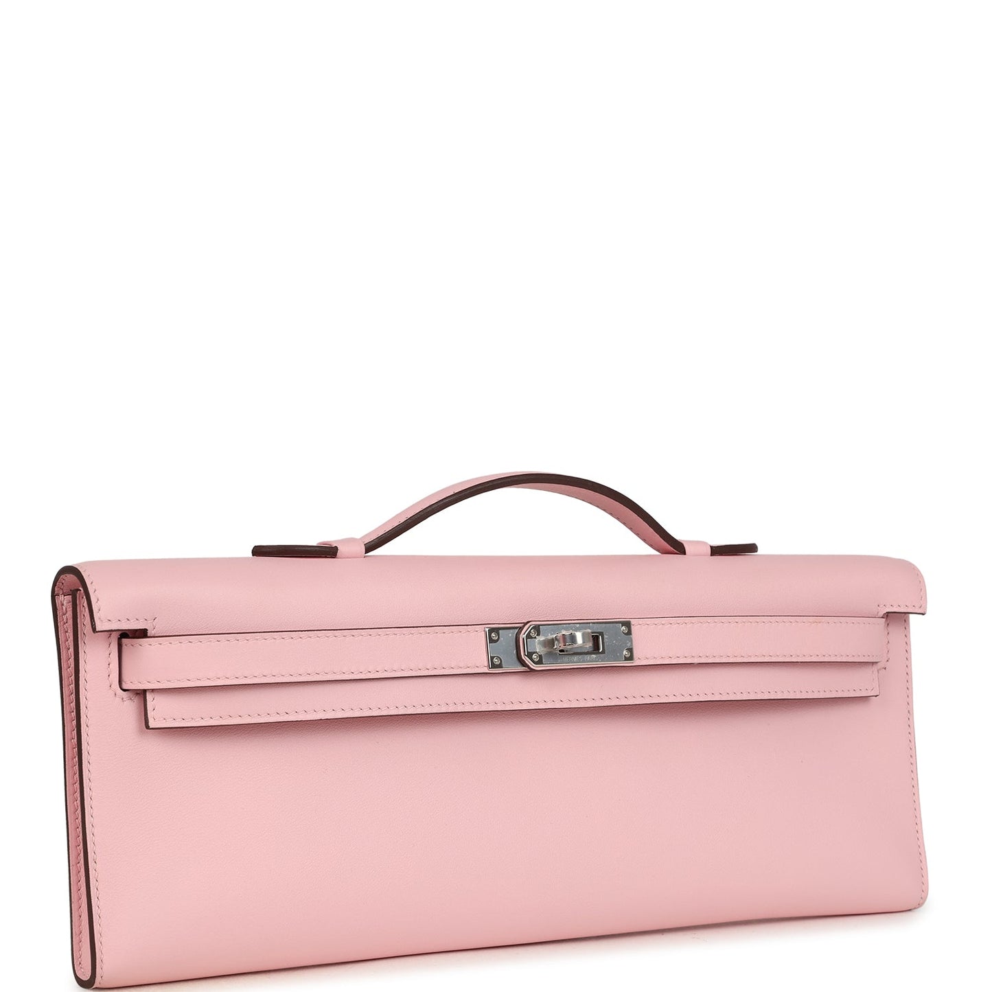 Hermes Kelly Cut Rose Sakura Swift Palladium Hardware