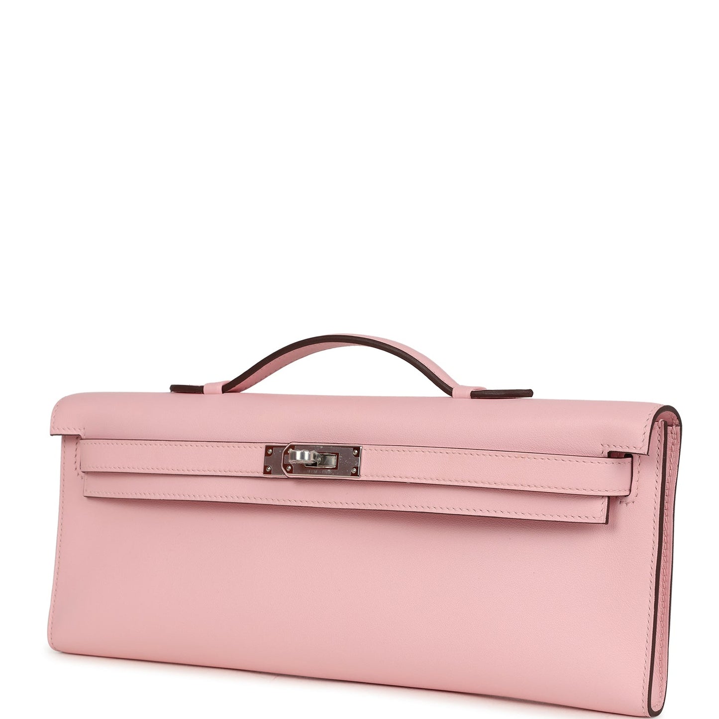Hermes Kelly Cut Rose Sakura Swift Palladium Hardware