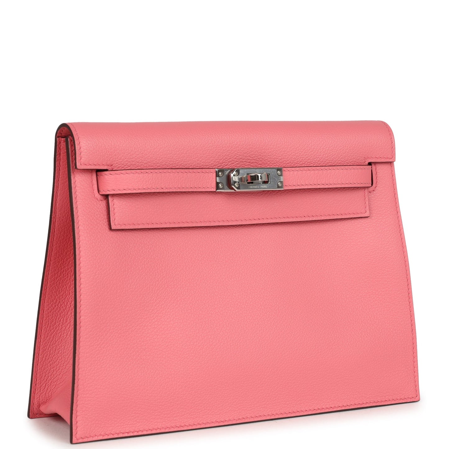 Hermes Kelly Danse Rose Azalee Verso Evercolor Palladium Hardware