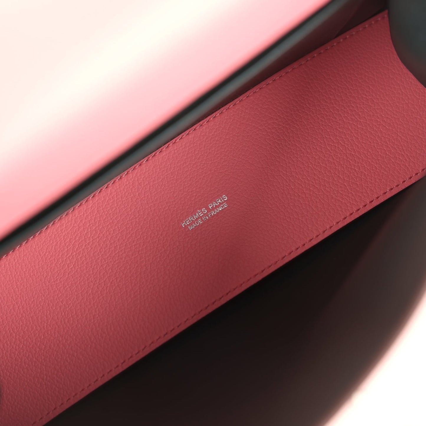 Hermes Kelly Danse Rose Azalee Verso Evercolor Palladium Hardware