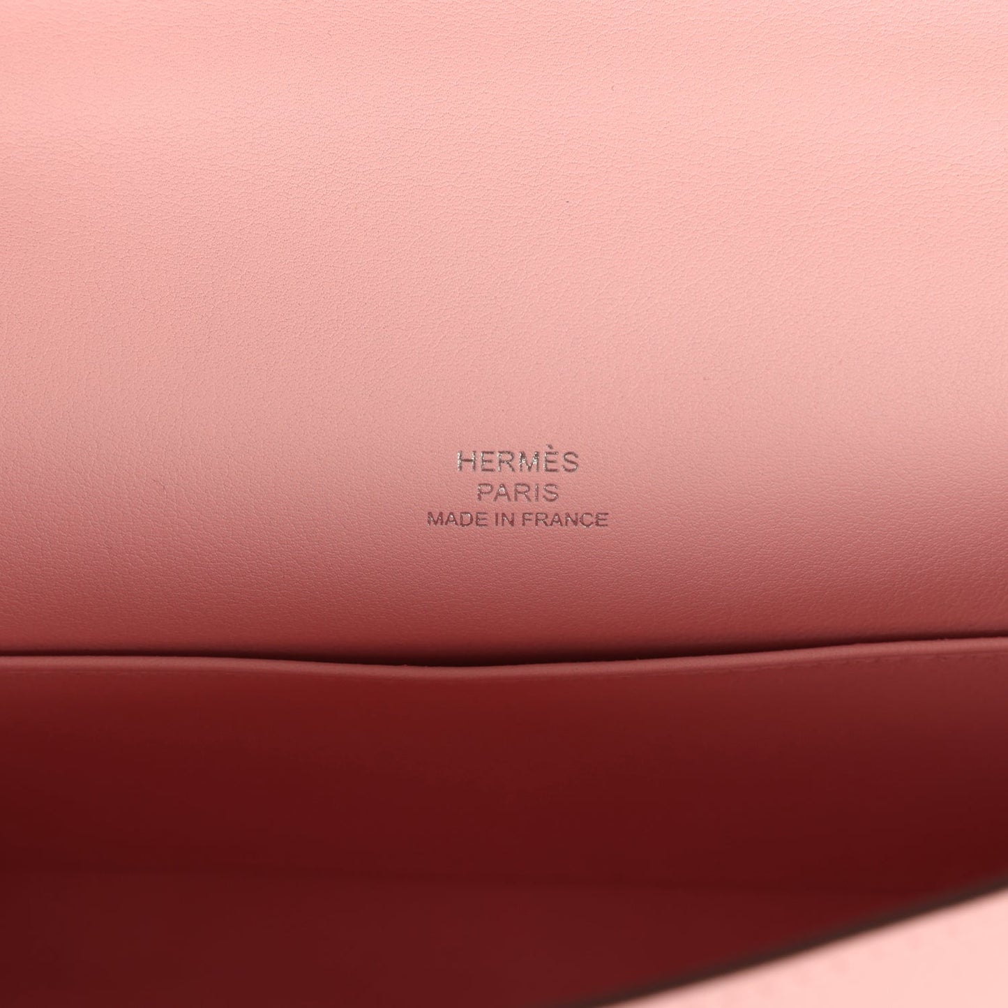 Hermes Kelly Pochette Rose Sakura Swift Palladium Hardware