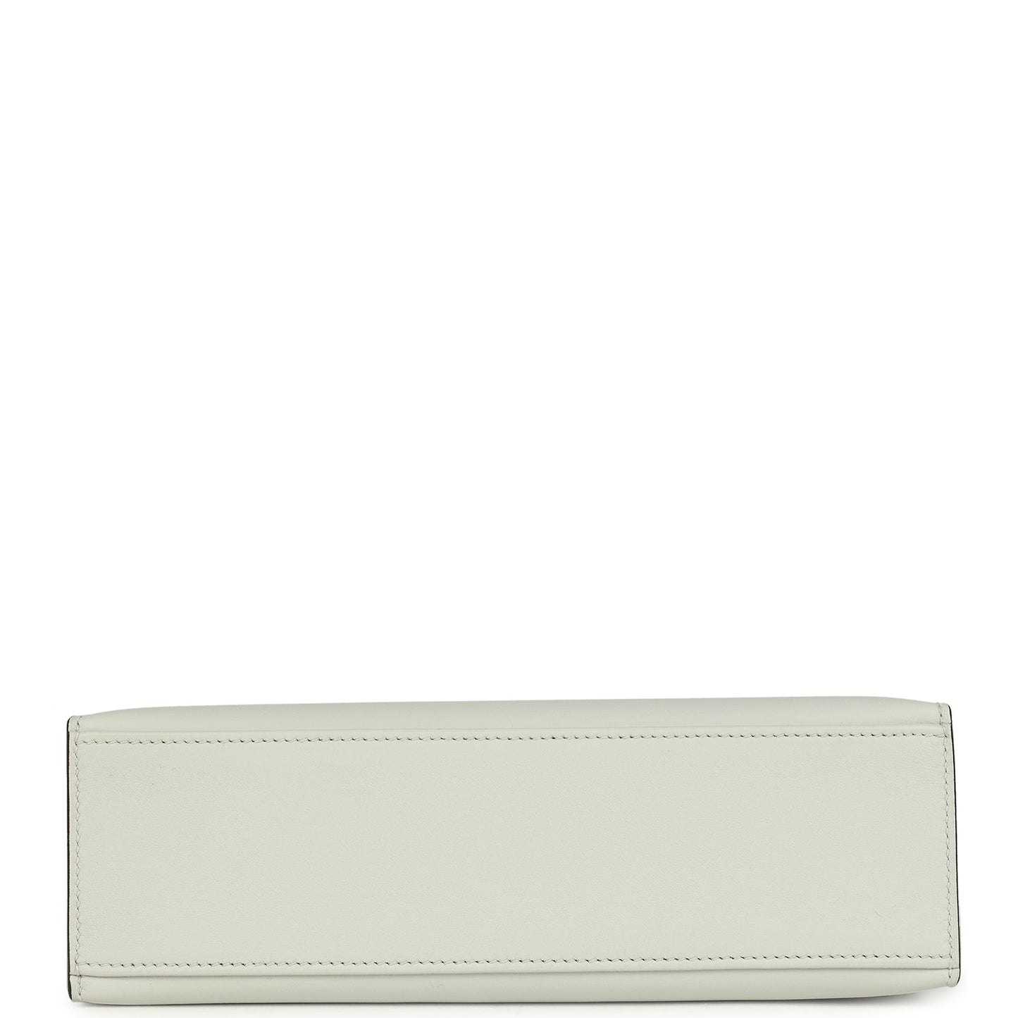 Hermes Kelly Pochette Gris Platine Swift Permabrass Hardware