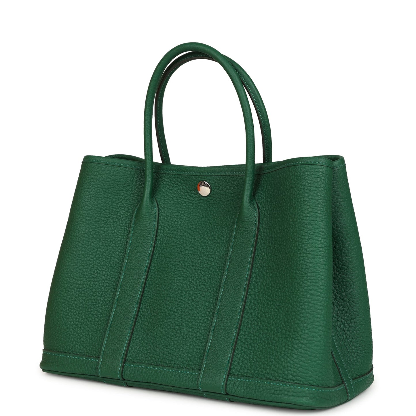 Hermes Garden Party 30 Vert Moyen Negonda Palladium Hardware