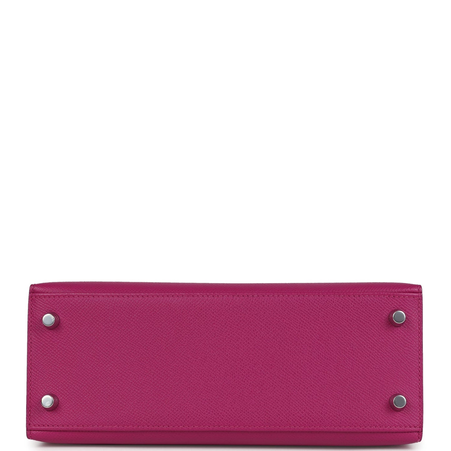 Hermes Kelly Sellier 25 Rose Pourpre Epsom Palladium Hardware