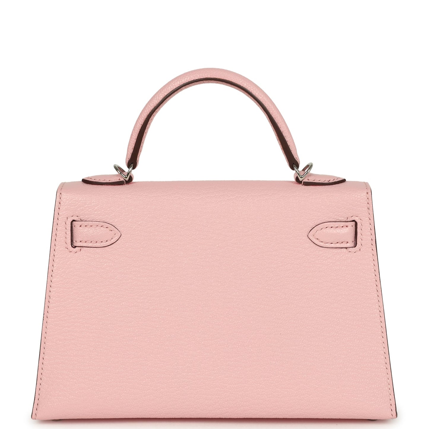Hermes Kelly Sellier 20 Rose Sakura Chevre Mysore Palladium Hardware