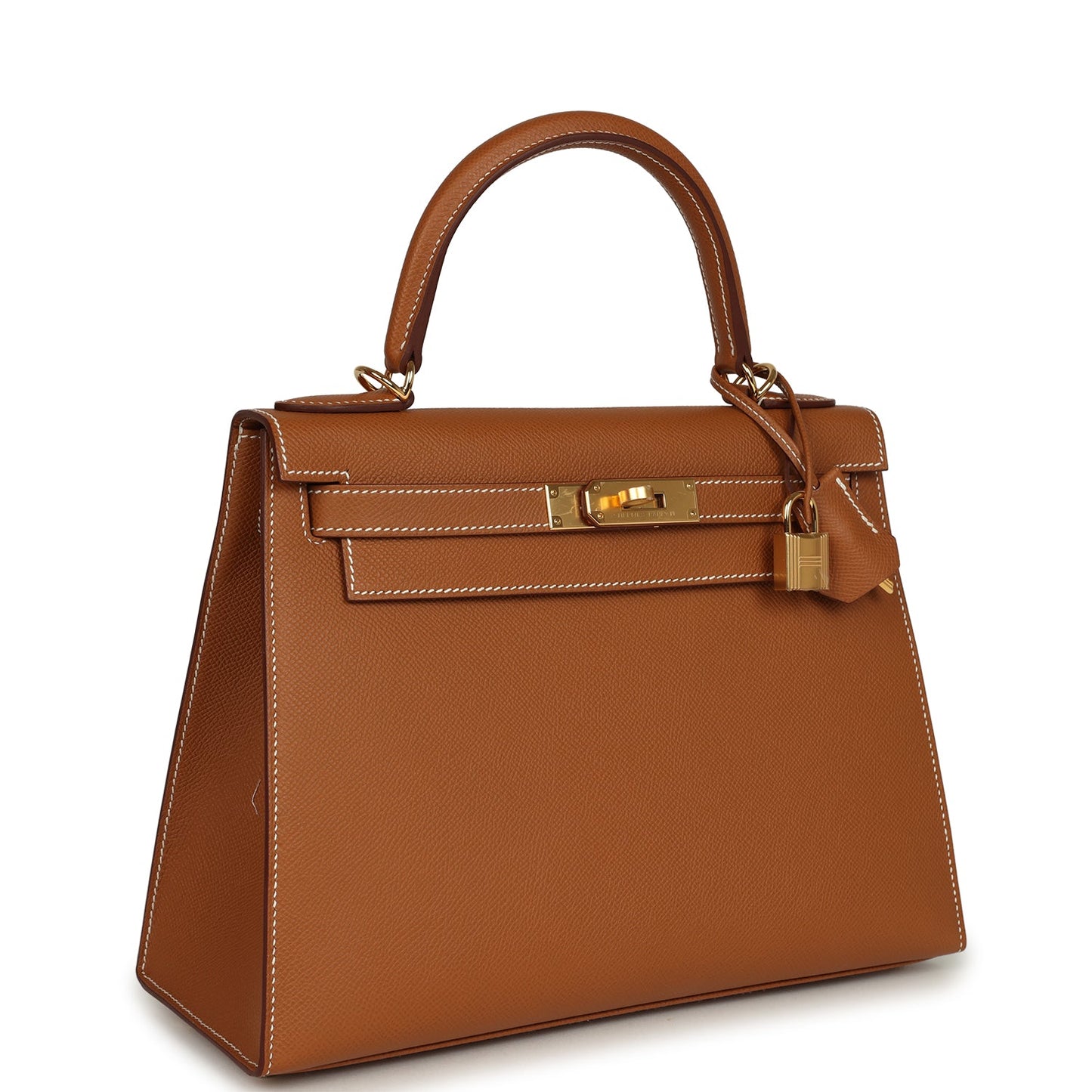 Hermes Kelly Sellier 28 Gold Epsom Gold Hardware