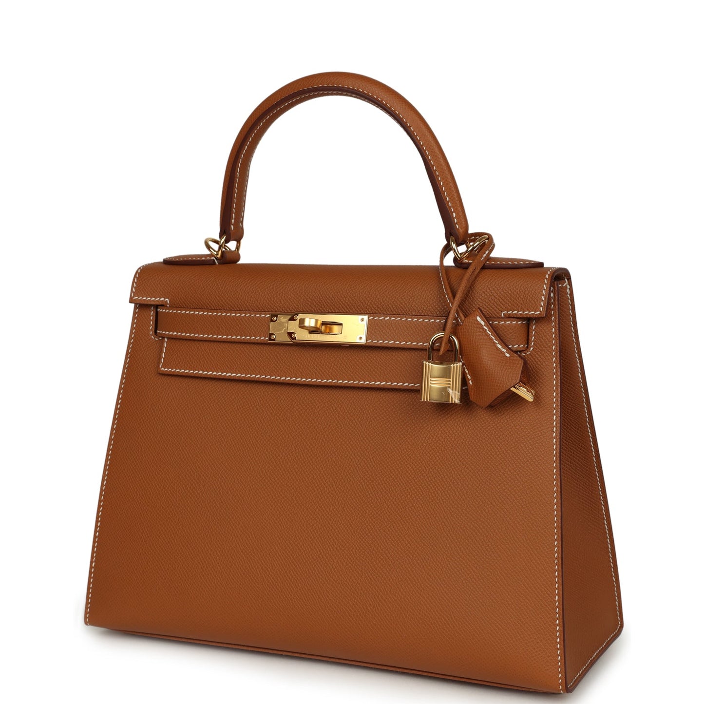 Hermes Kelly Sellier 28 Gold Epsom Gold Hardware