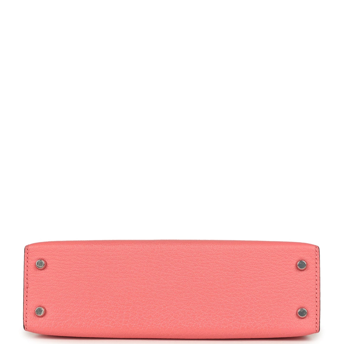 Hermes Kelly Sellier 20 Rose Lipstick Chevre Mysore Palladium Hardware