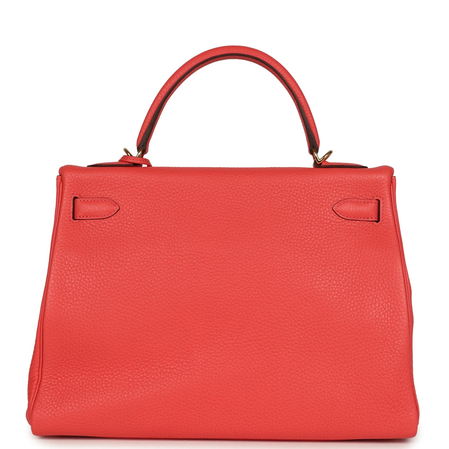 Hermes Kelly Retourne 32 Rose Jaipur Clemence Gold Hardware