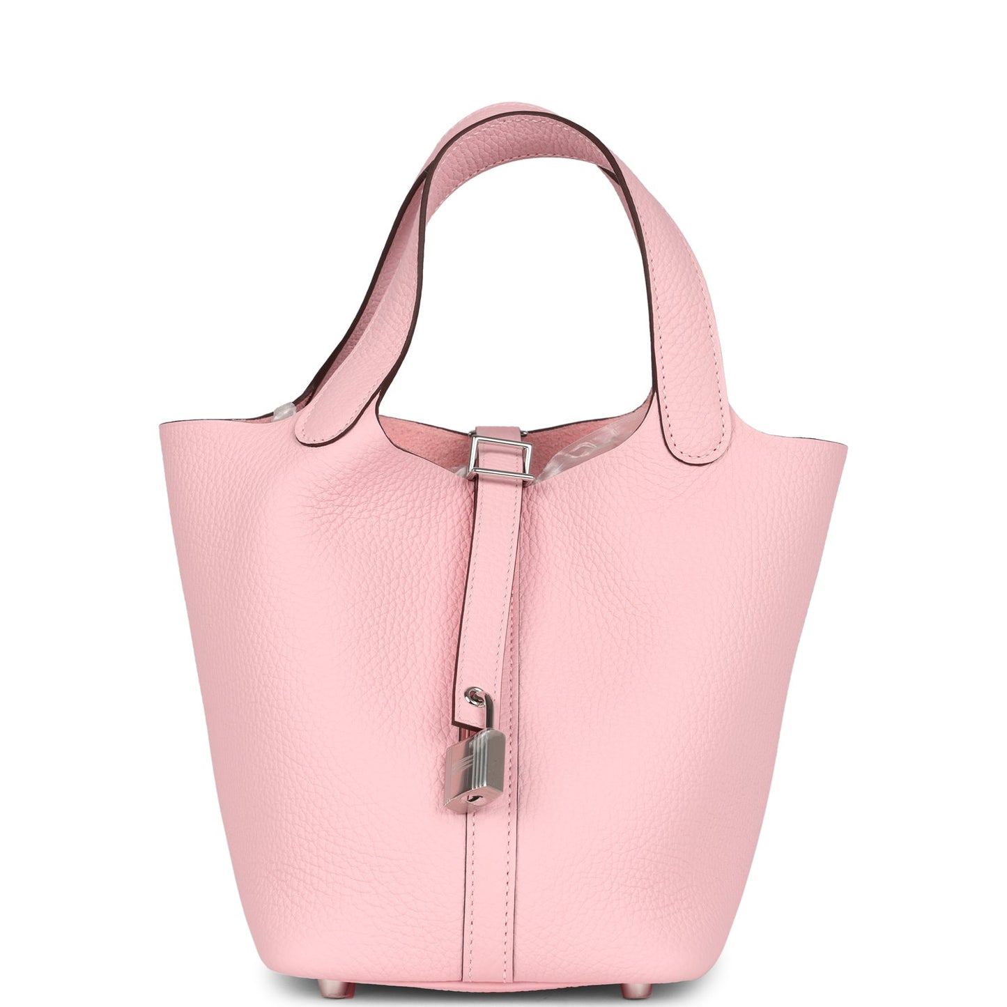Hermes Picotin Lock 18 Rose Sakura Clemence Palladium Hardware