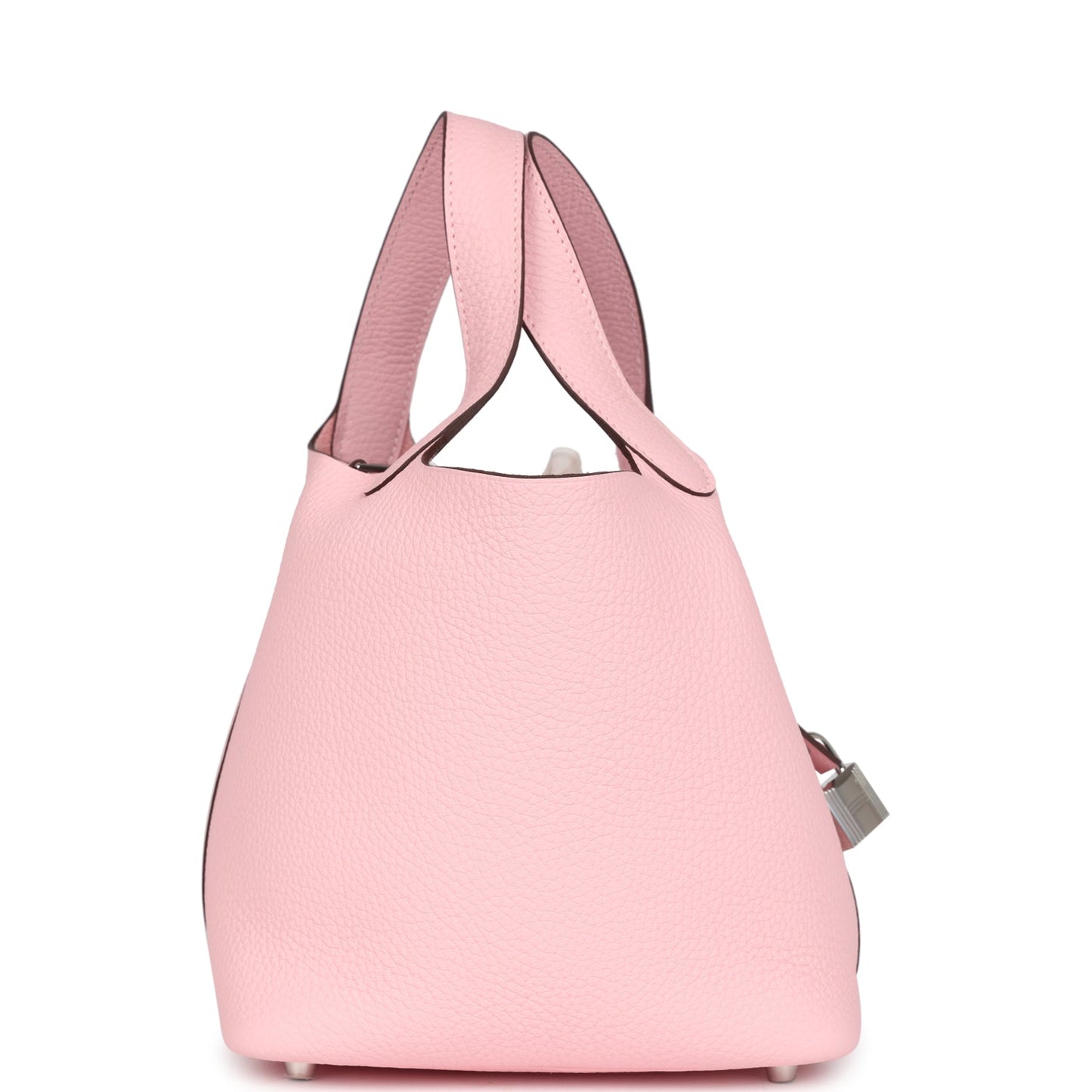 Hermes Picotin Lock 18 Rose Sakura Clemence Palladium Hardware