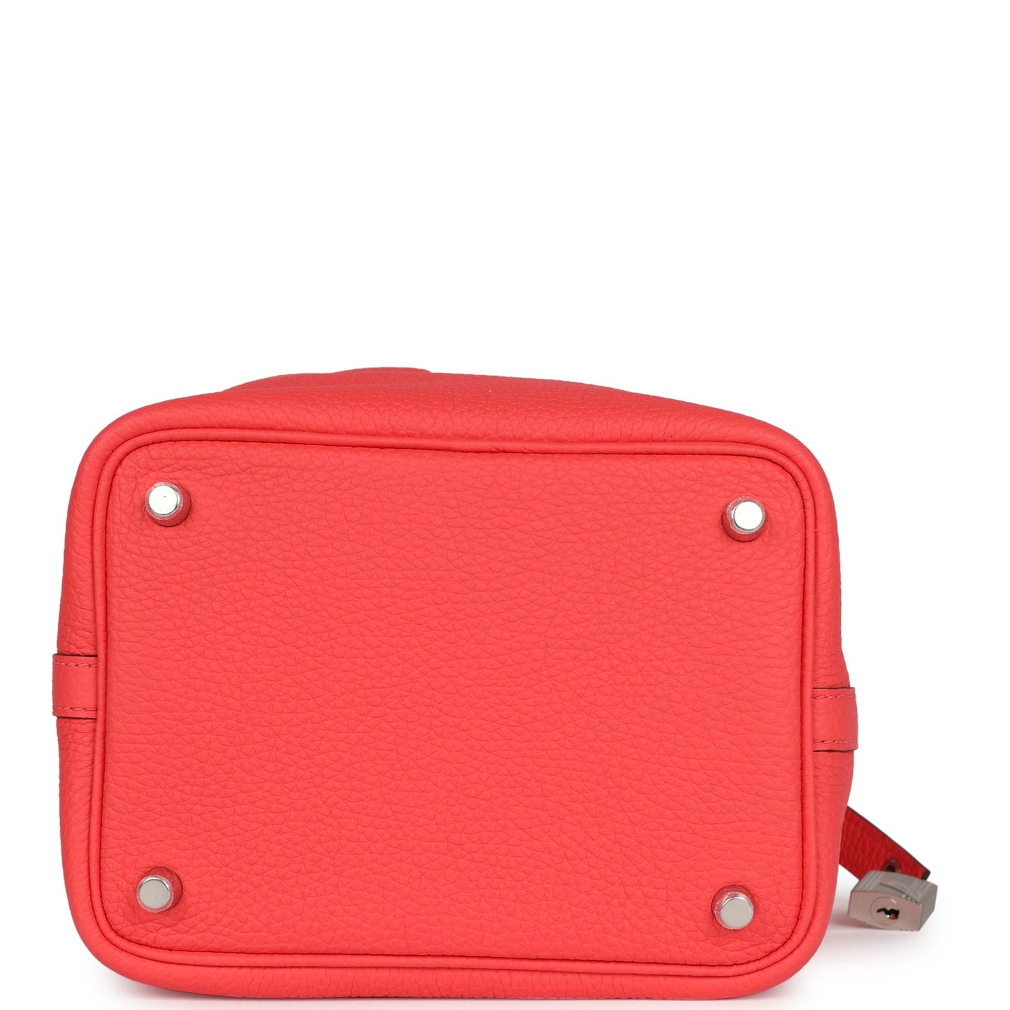 Hermes Picotin Lock 18 Rose Texas Clemence Palladium Hardware