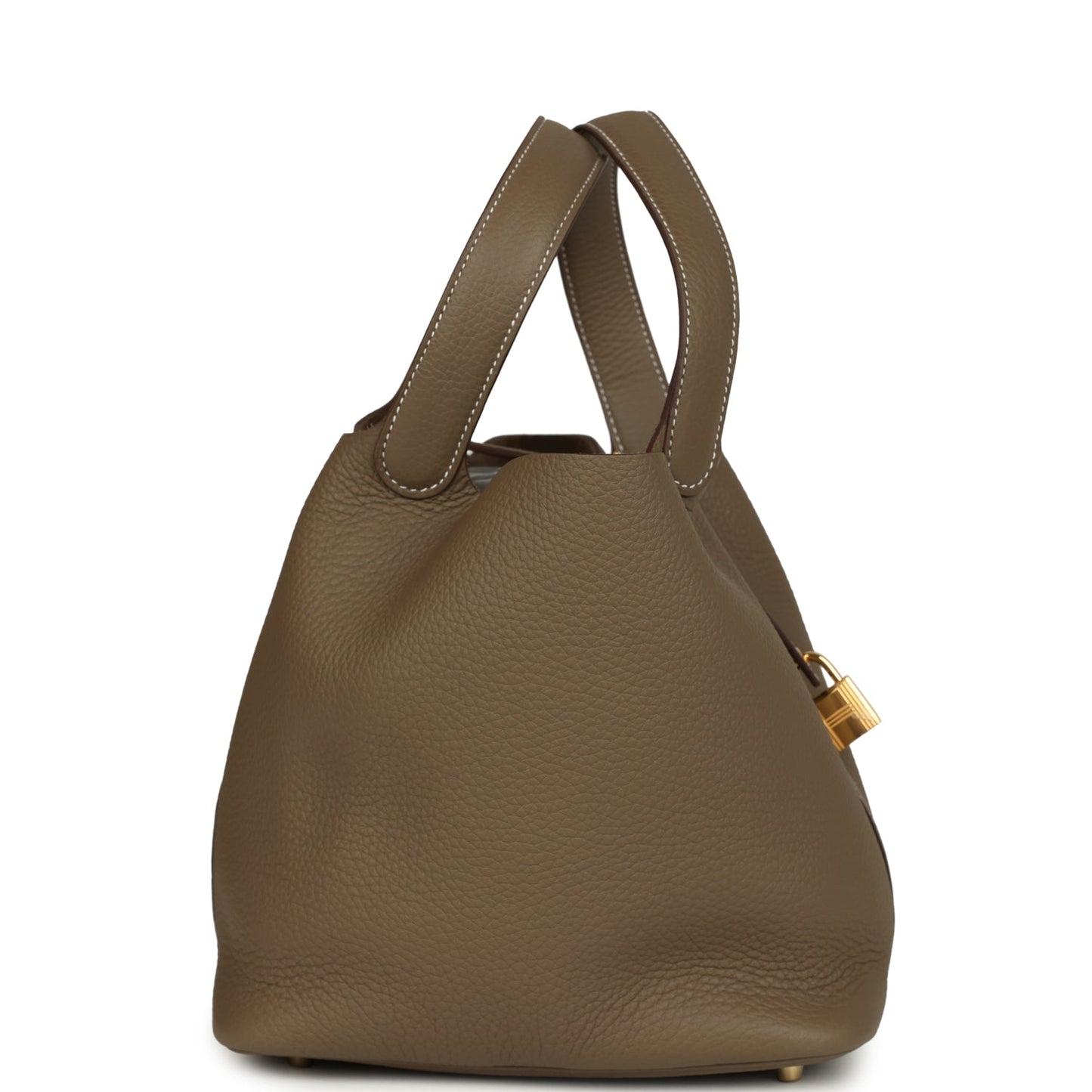 Hermes Picotin Lock 22 Etoupe Clemence Gold Hardware