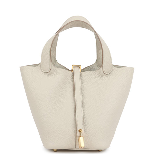 Hermes Picotin Lock 18 Beton Clemence Gold Hardware