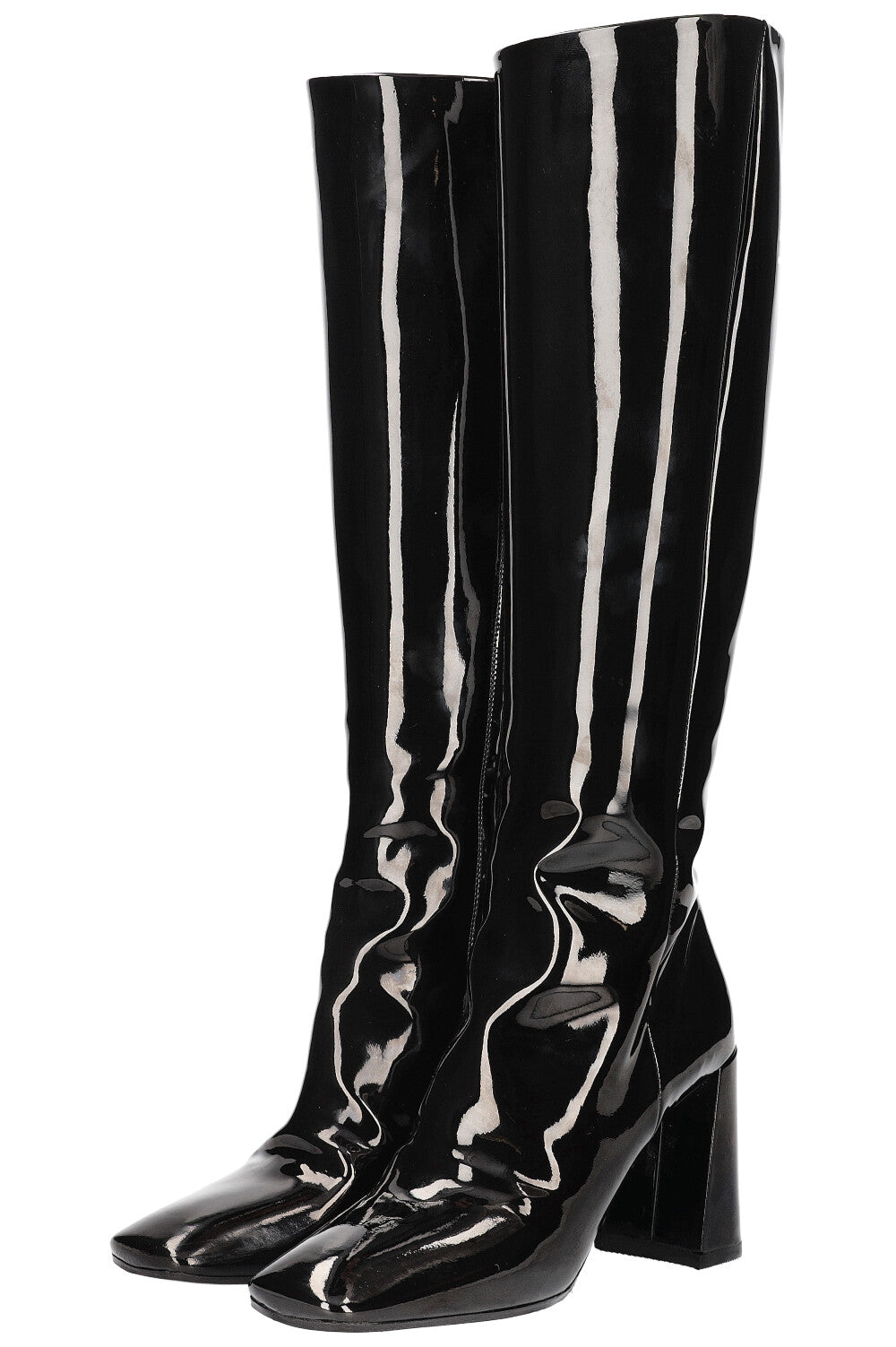 PRADA Boots Patent Black