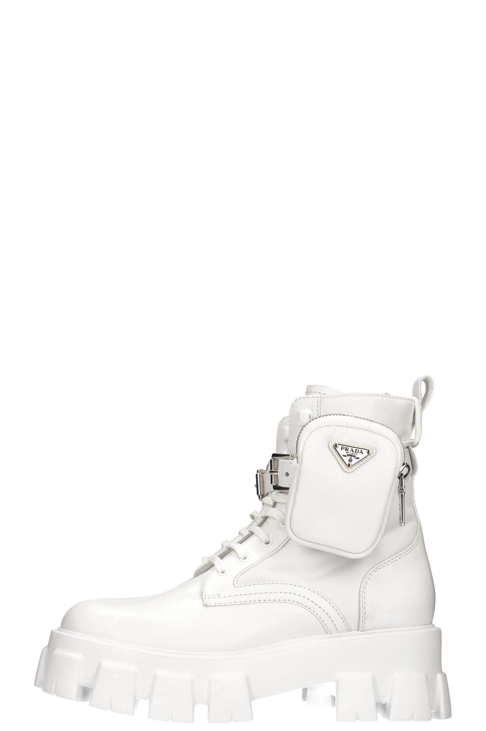 PRADA Monolith Boots White