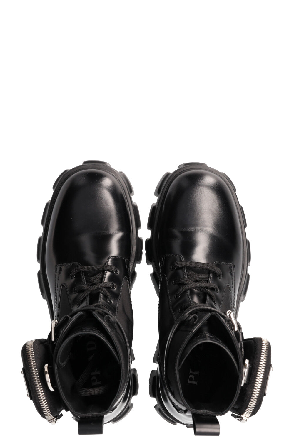 PRADA Monolith Re-Nylon Boots Black