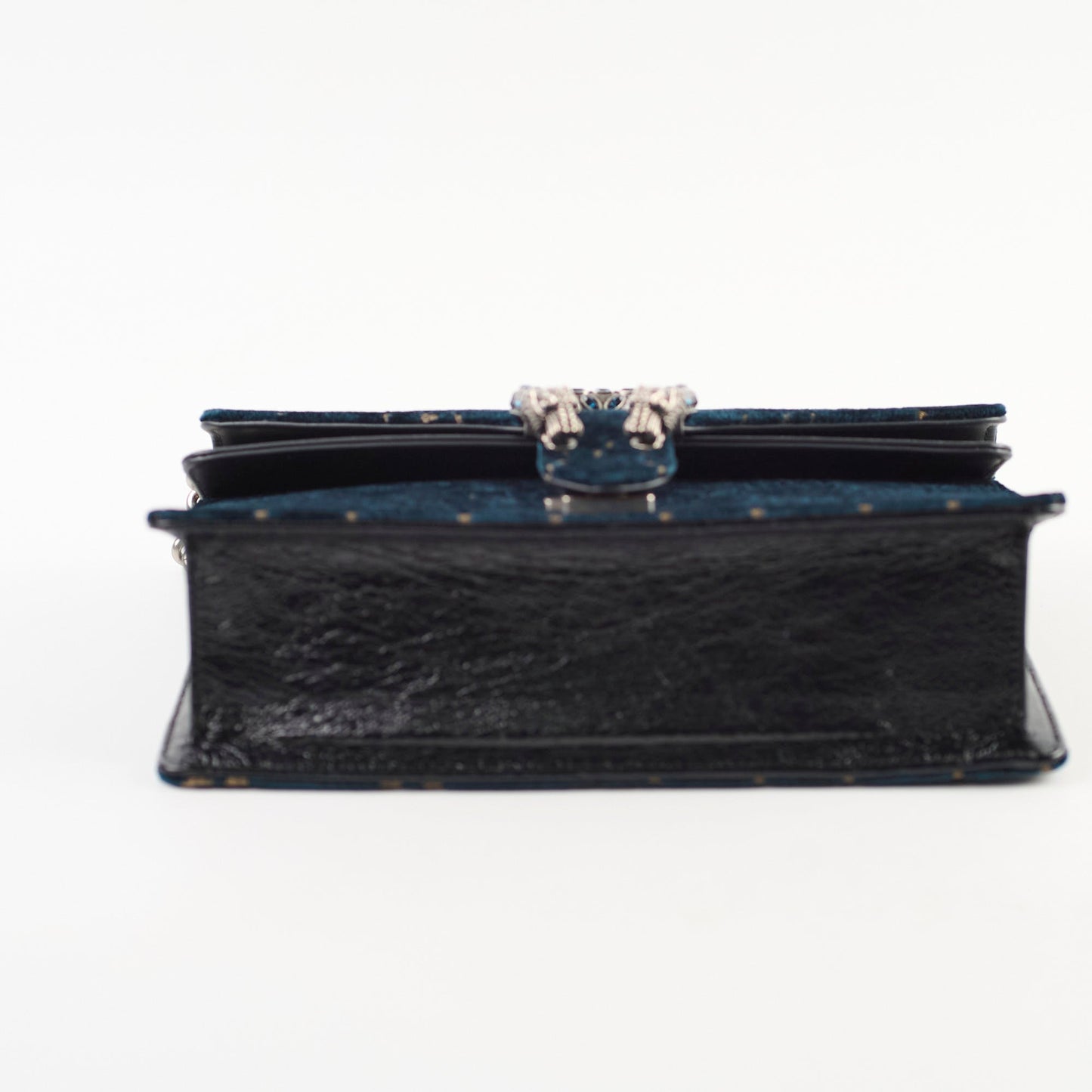 Gucci Dionysus Small Shoulder Bag Navy Velvet