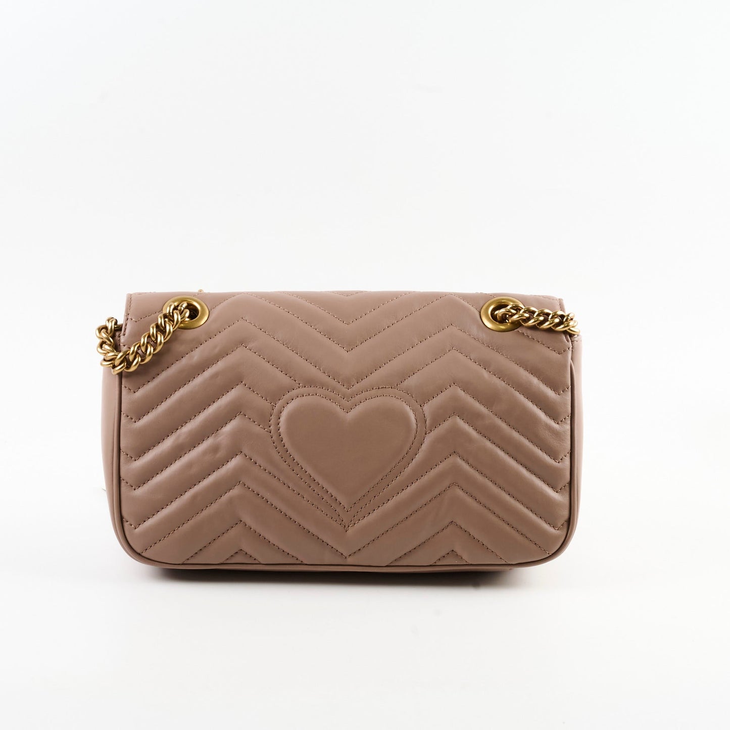 Gucci Marmont Small Shoulder Bag Beige / Dusty Pink