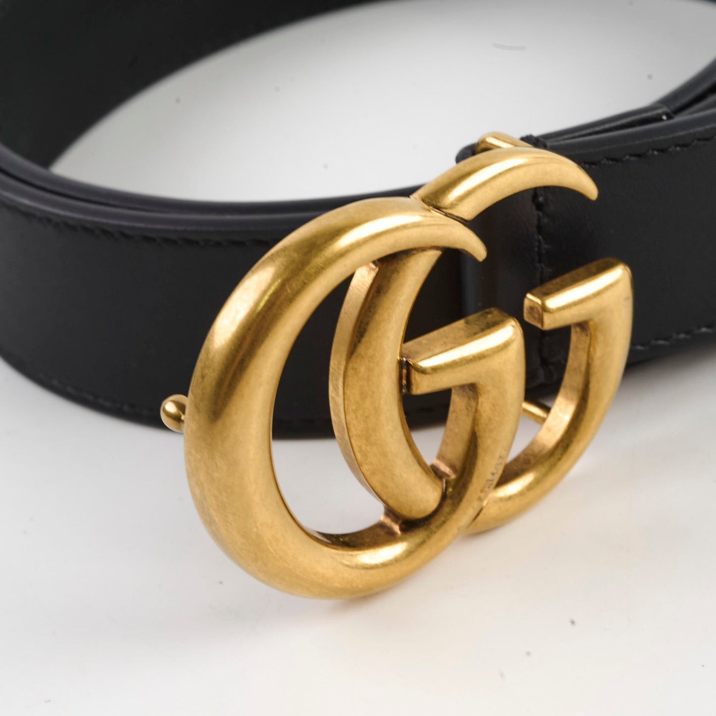 Gucci GG Marmont Belt Black Size 80