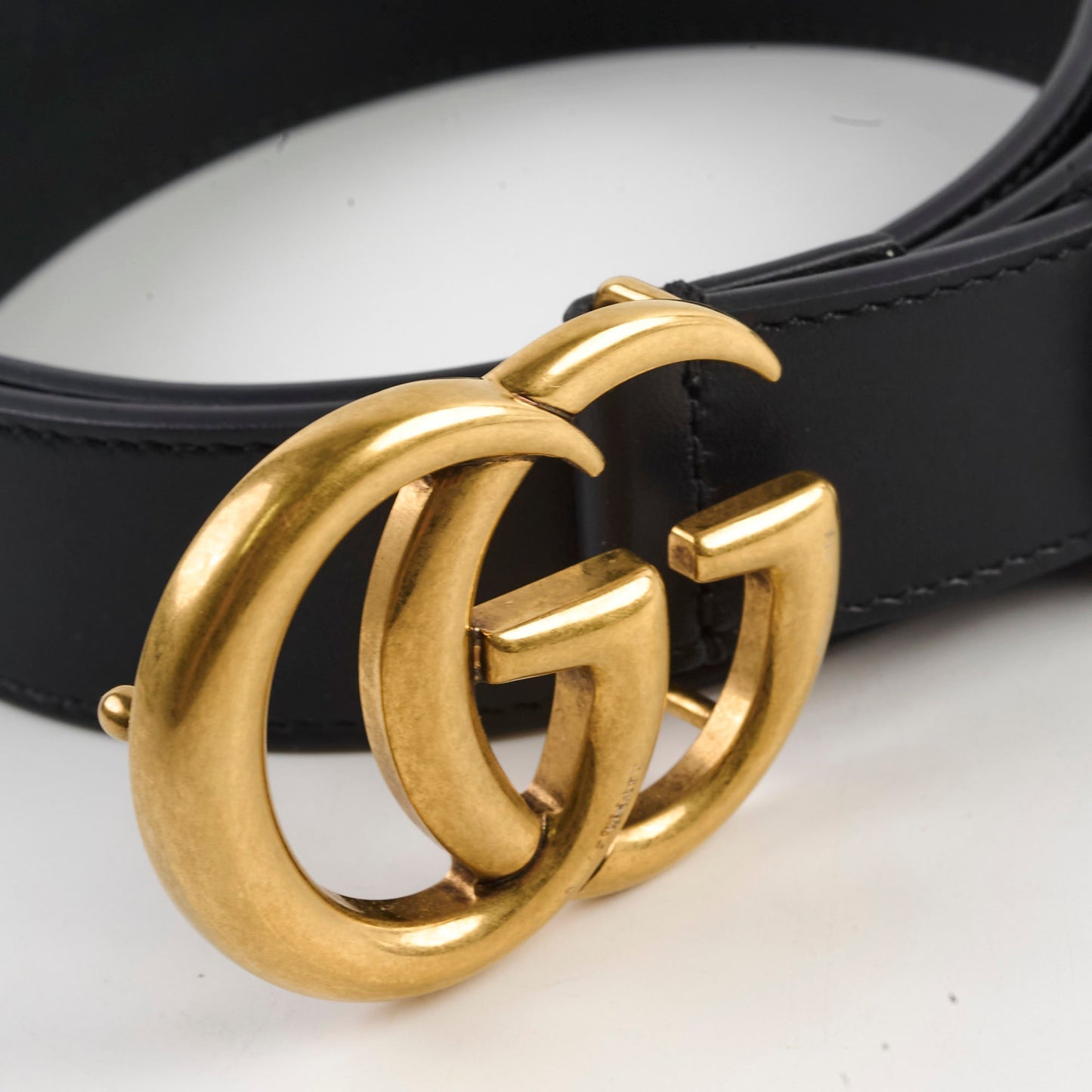 Gucci GG Marmont Belt Black Size 80
