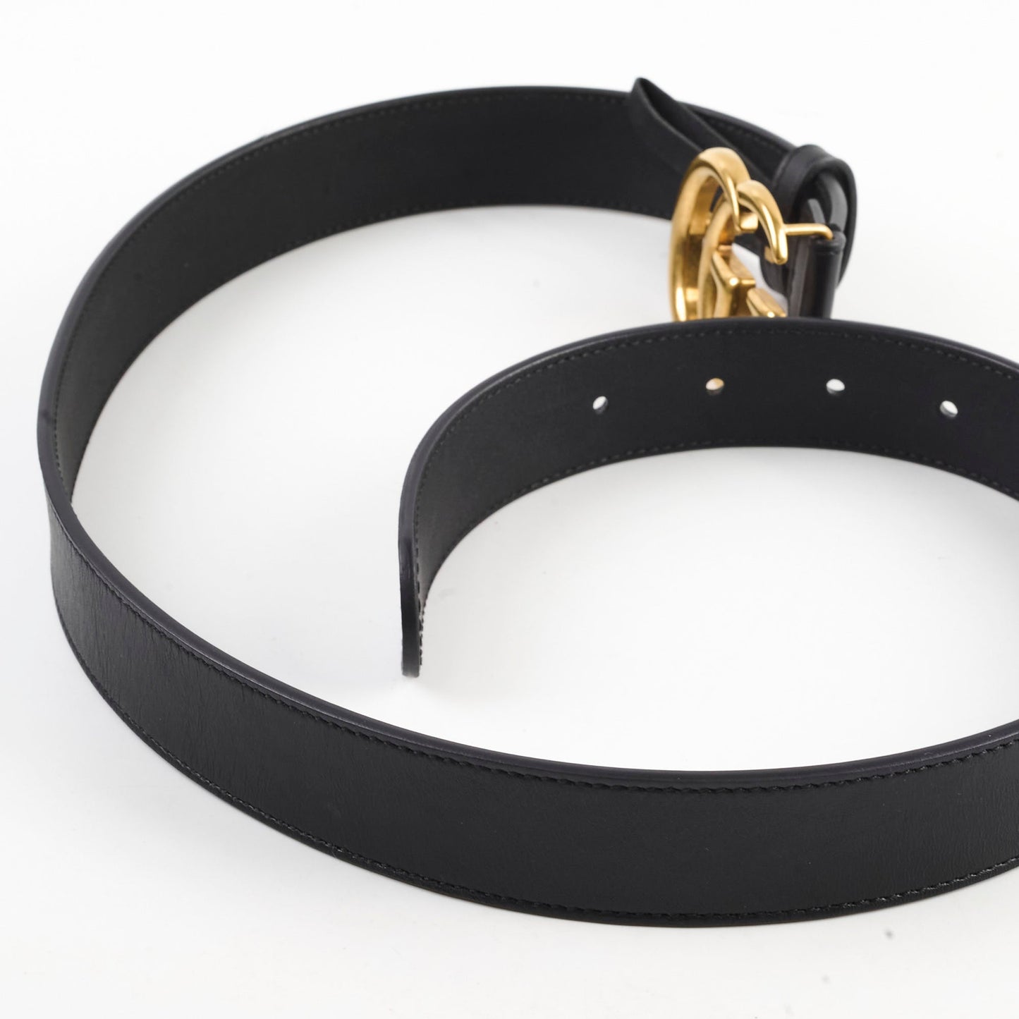 Gucci GG Marmont Belt Black Size 80